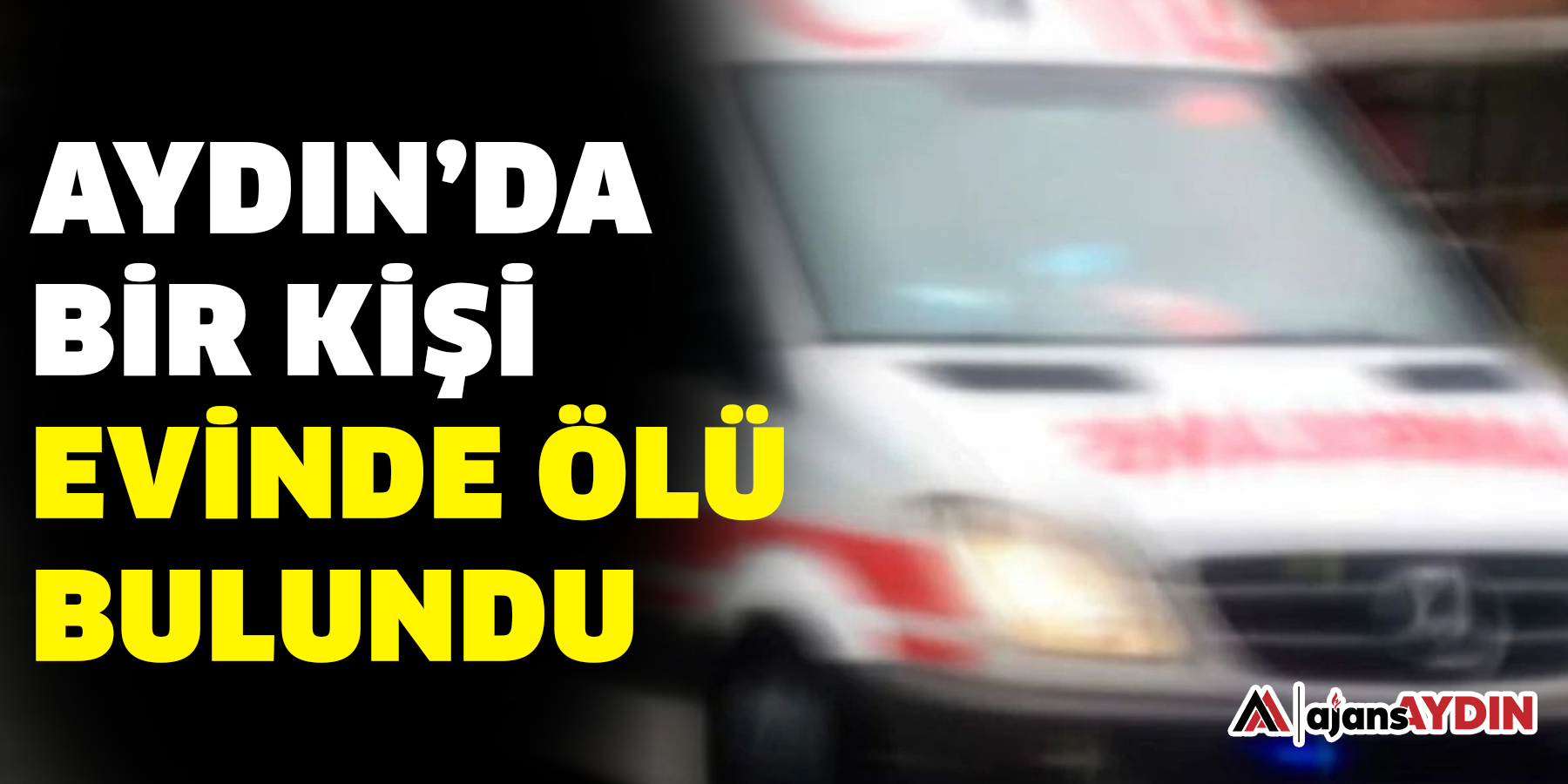 Aydın’da bir kişi evinde ölü bulundu