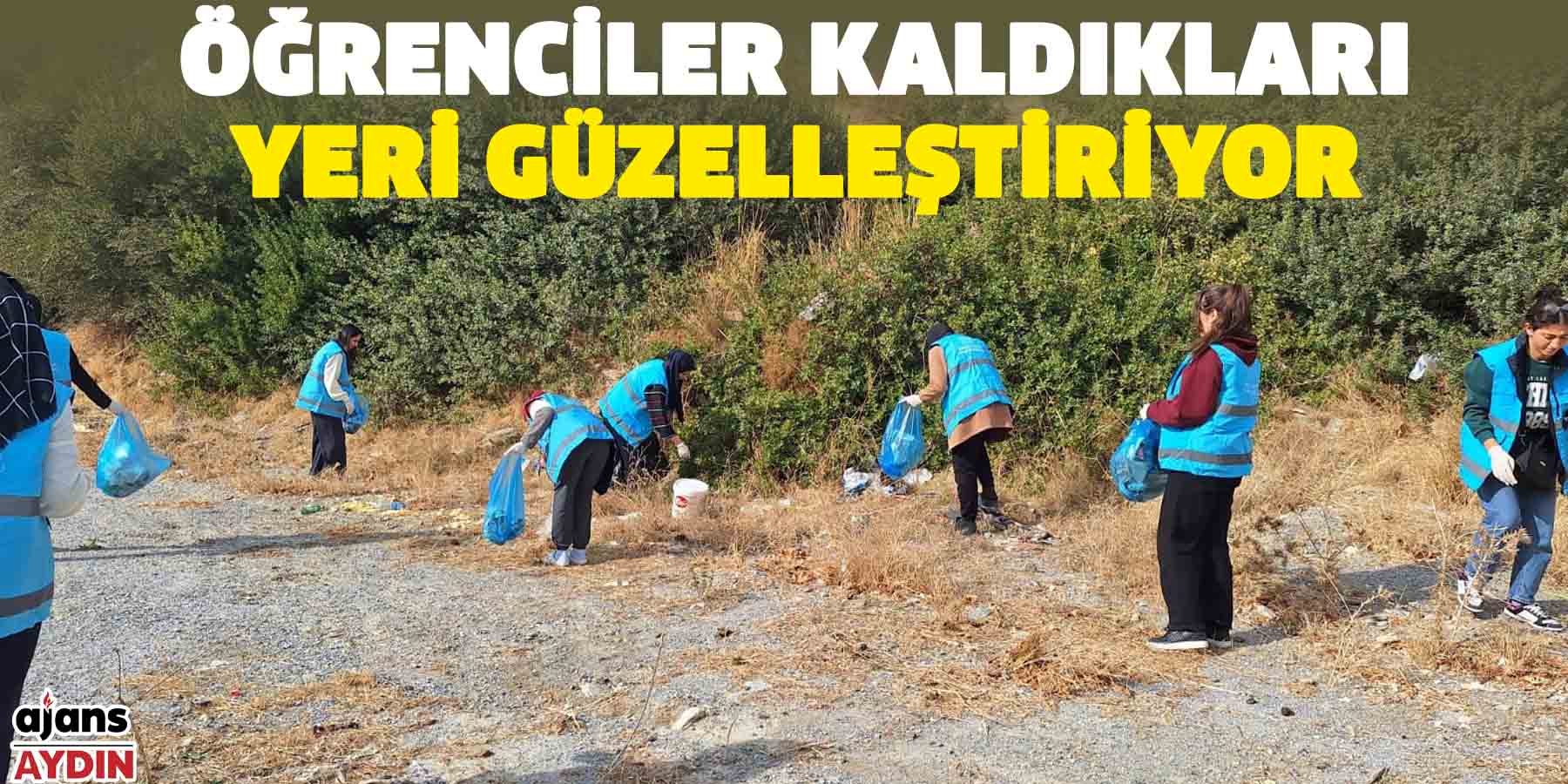 Öğrenciler kaldıkları yeri güzelleştiriyor