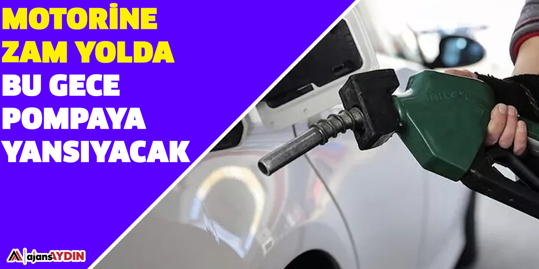 Motorine zam yolda:  Bu gece pompaya yansıyacak