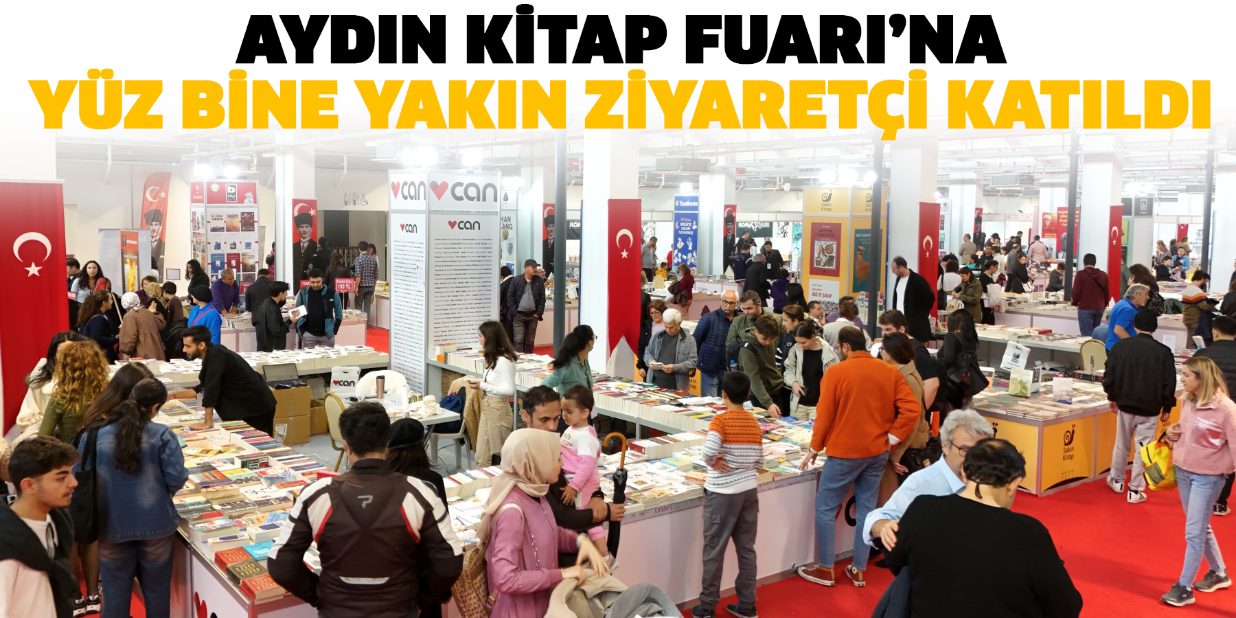 Aydın Kitap Fuarı’na Yüz Bine Yakın Ziyaretçi Katıldı