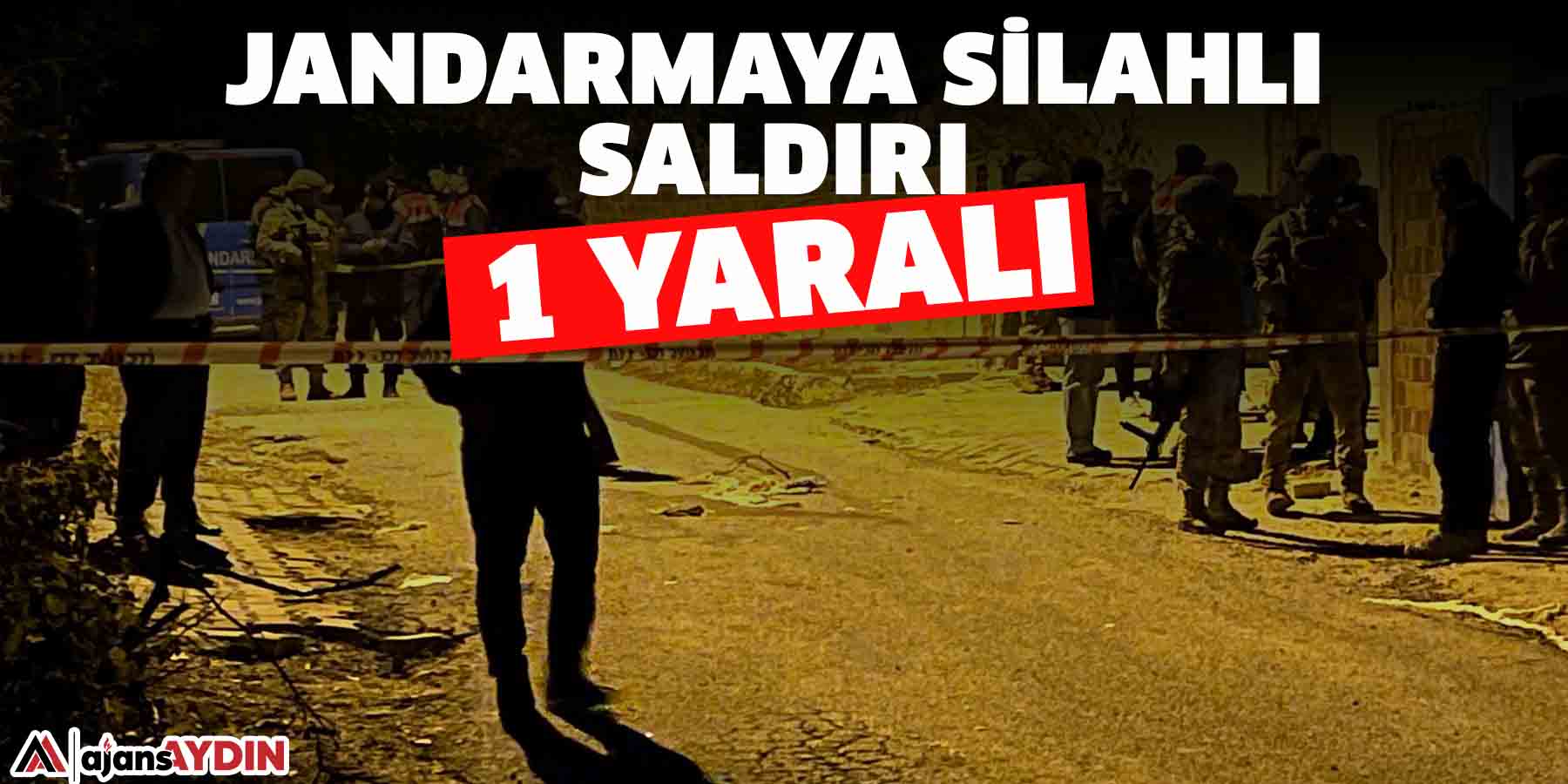 Jandarmaya silahlı saldırı: 1 yaralı