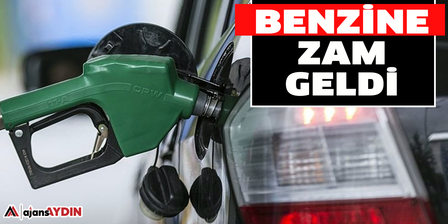 Benzine zam geldi