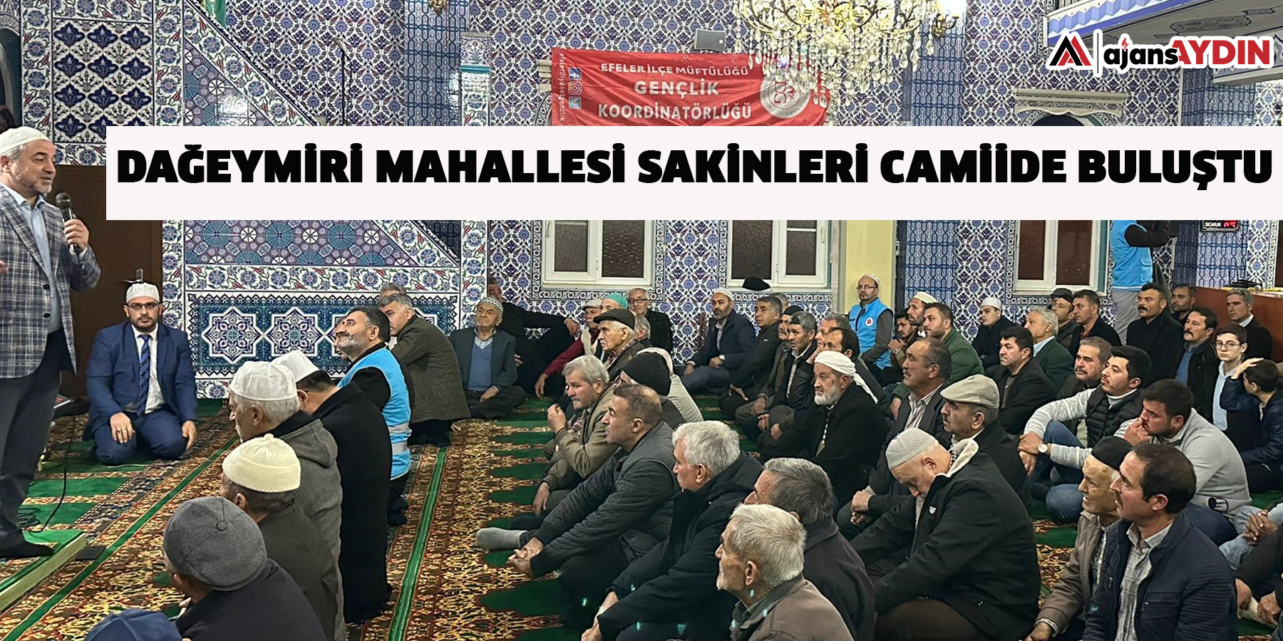 Dağeymiri Mahallesi sakinleri camiide buluştu