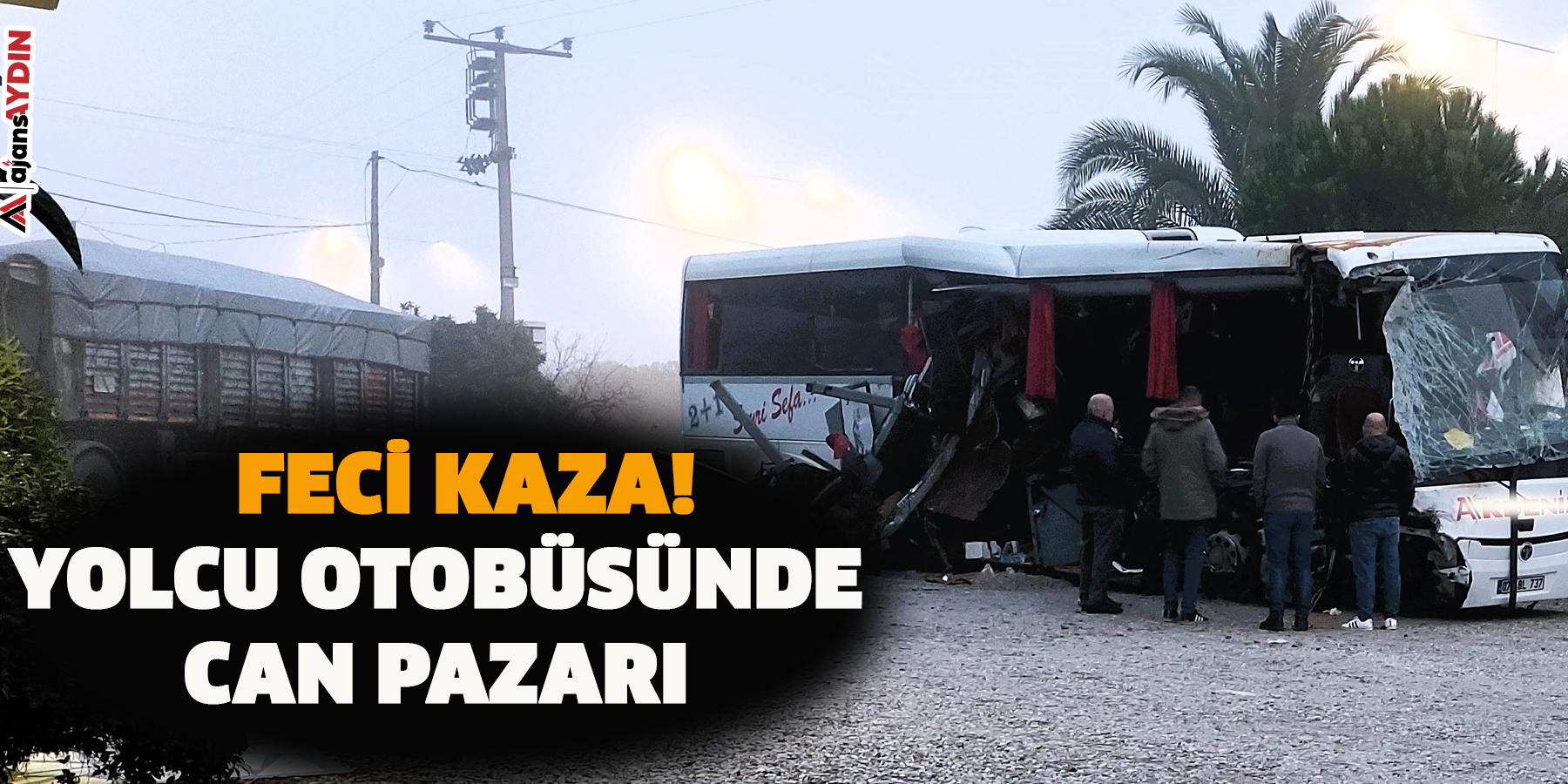 Feci kaza! Yolcu otobüsünde can pazarı