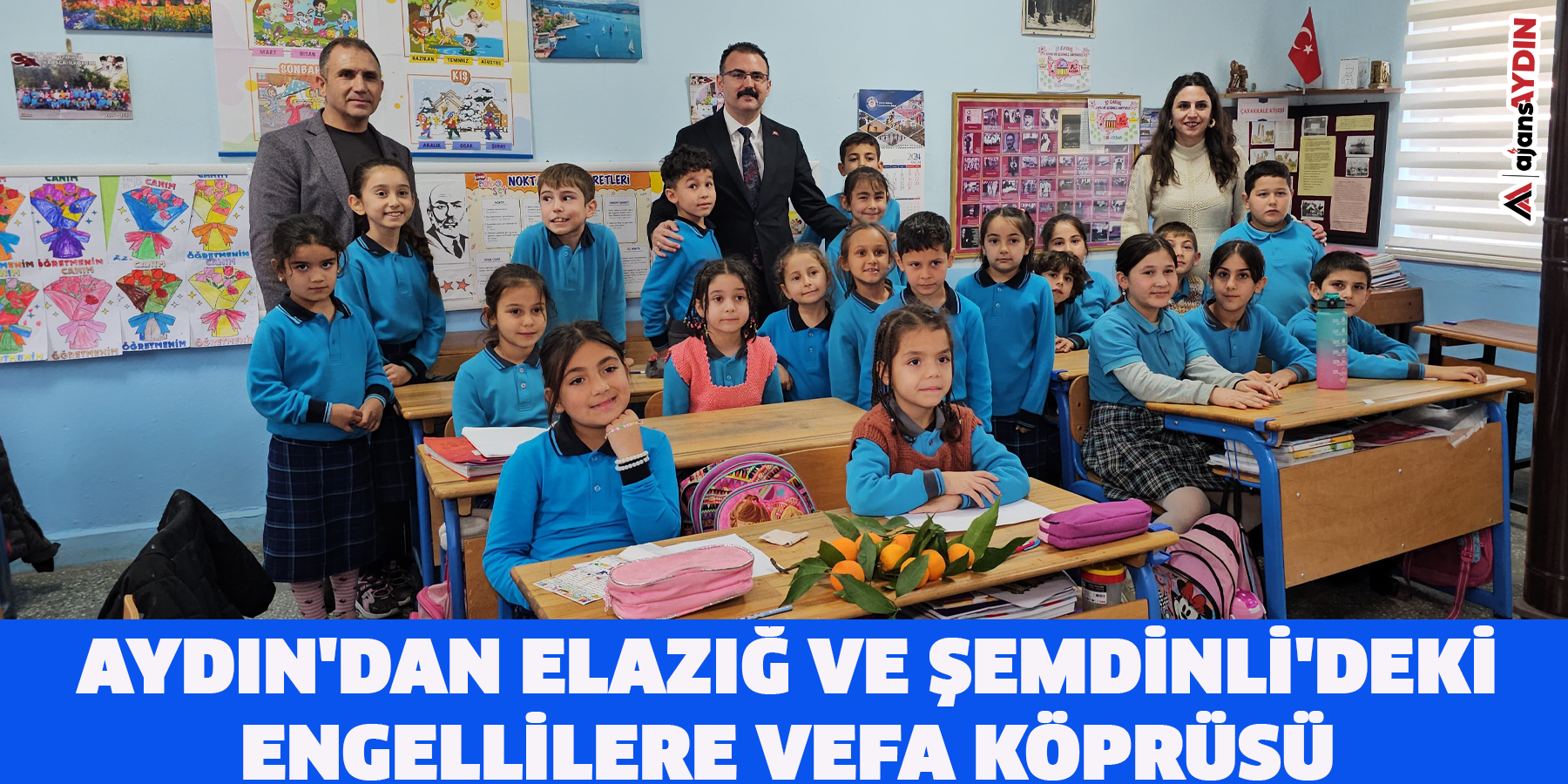 Aydın'dan Elazığ ve Şemdinli'deki engellilere vefa köprüsü