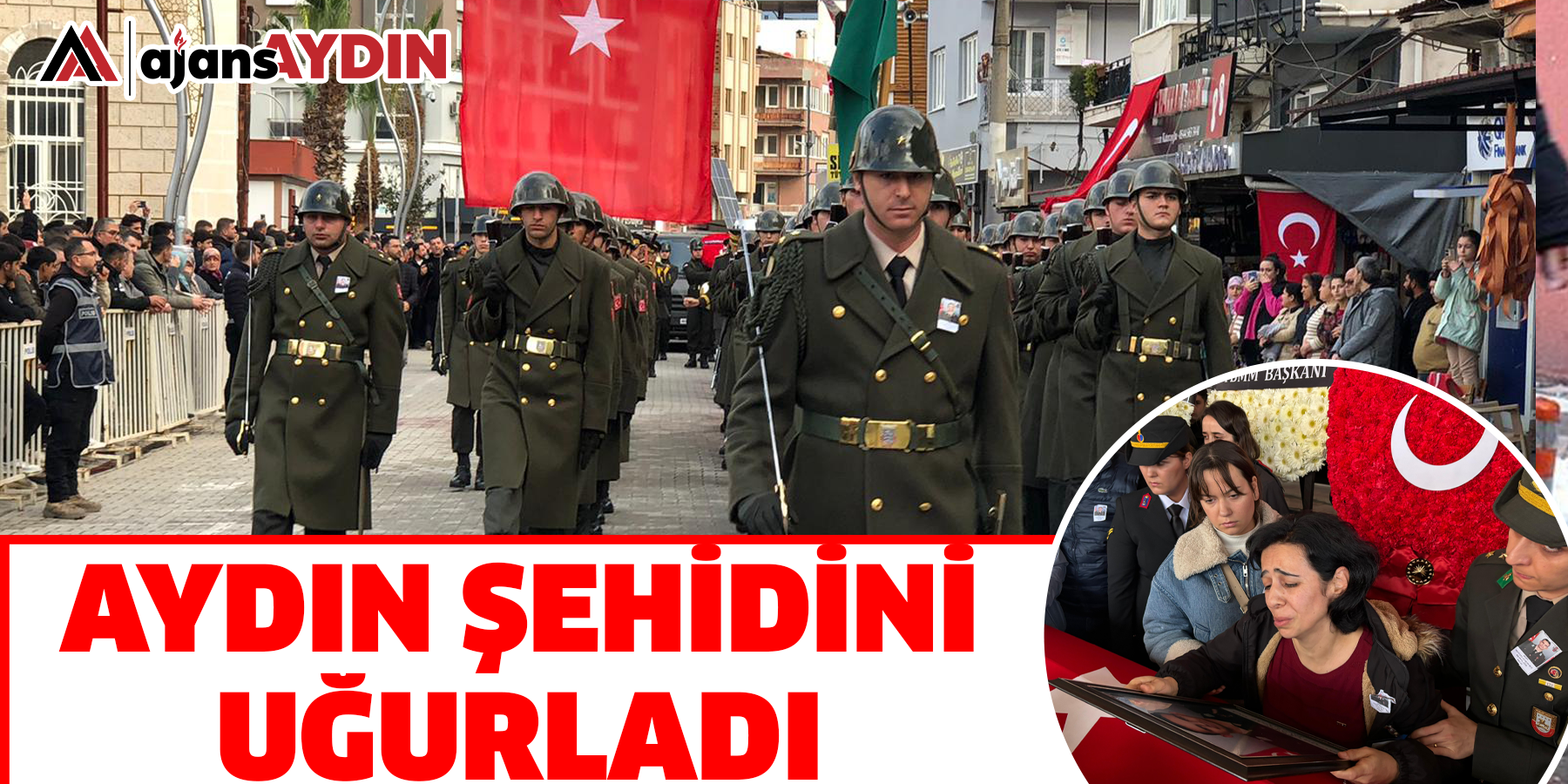 Aydın şehidini uğurladı