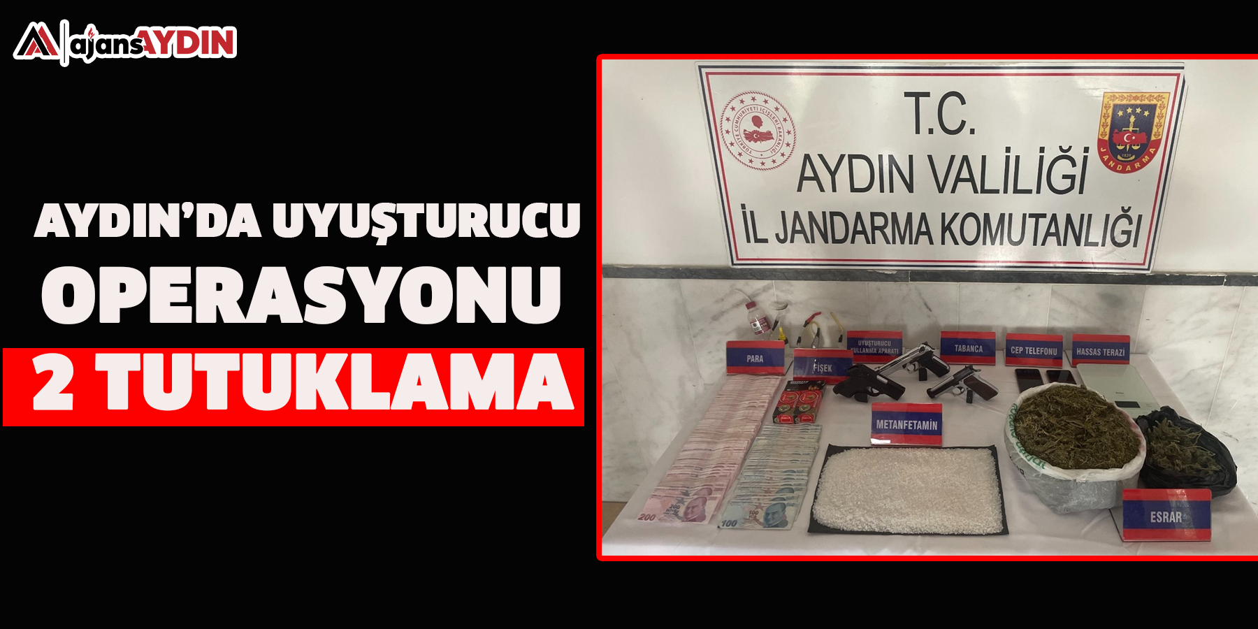 Uyuşturucu operasyonu:2 tutuklama