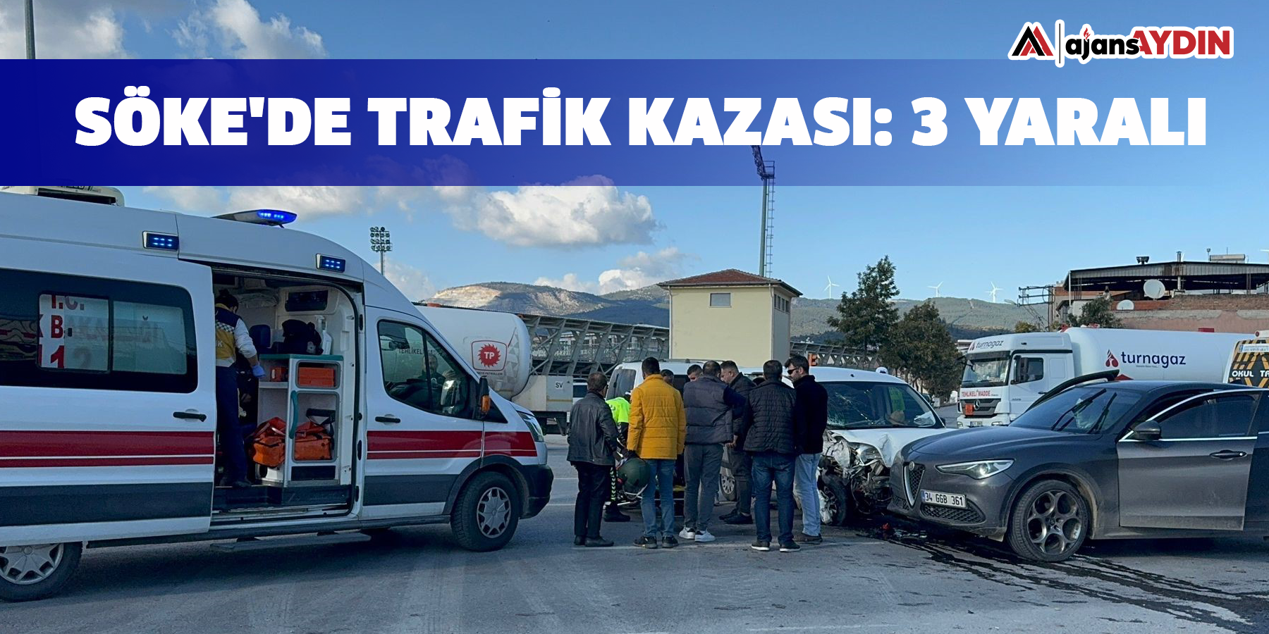 Söke'de trafik kazası: 3 yaralı