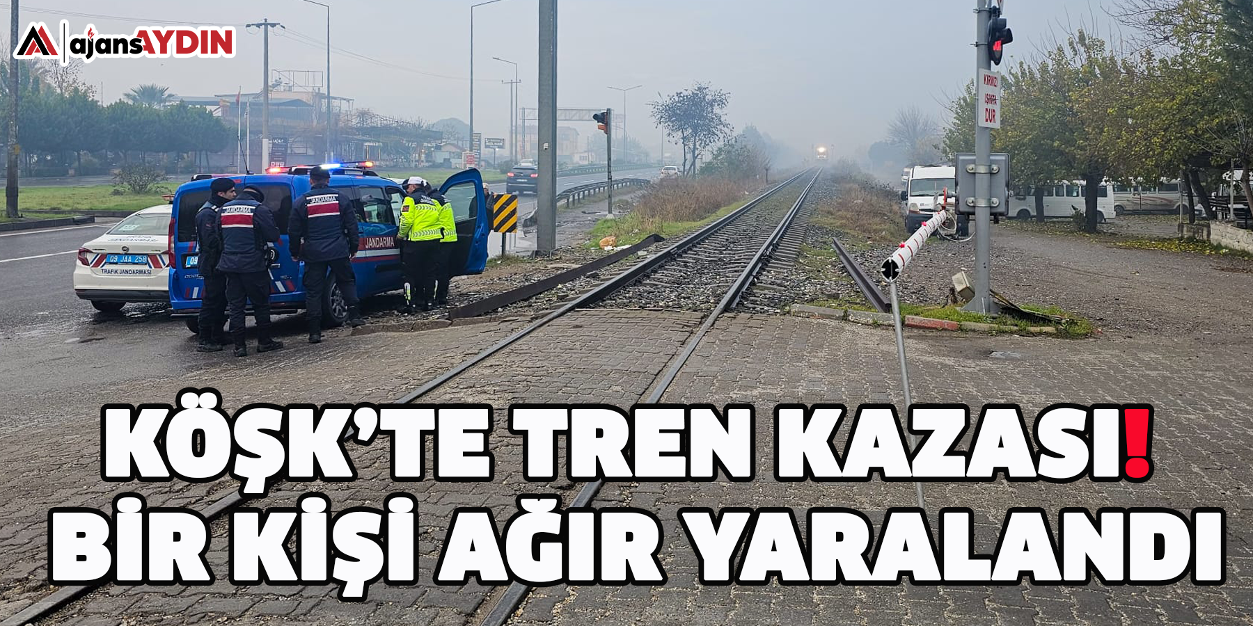 Köşk’te tren kazası! Bir kişi ağır yaralandı