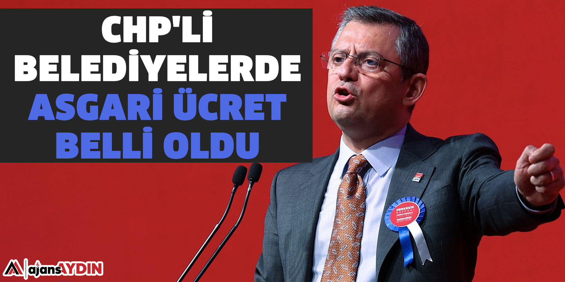 CHP'li belediyelerde asgari ücret belli oldu