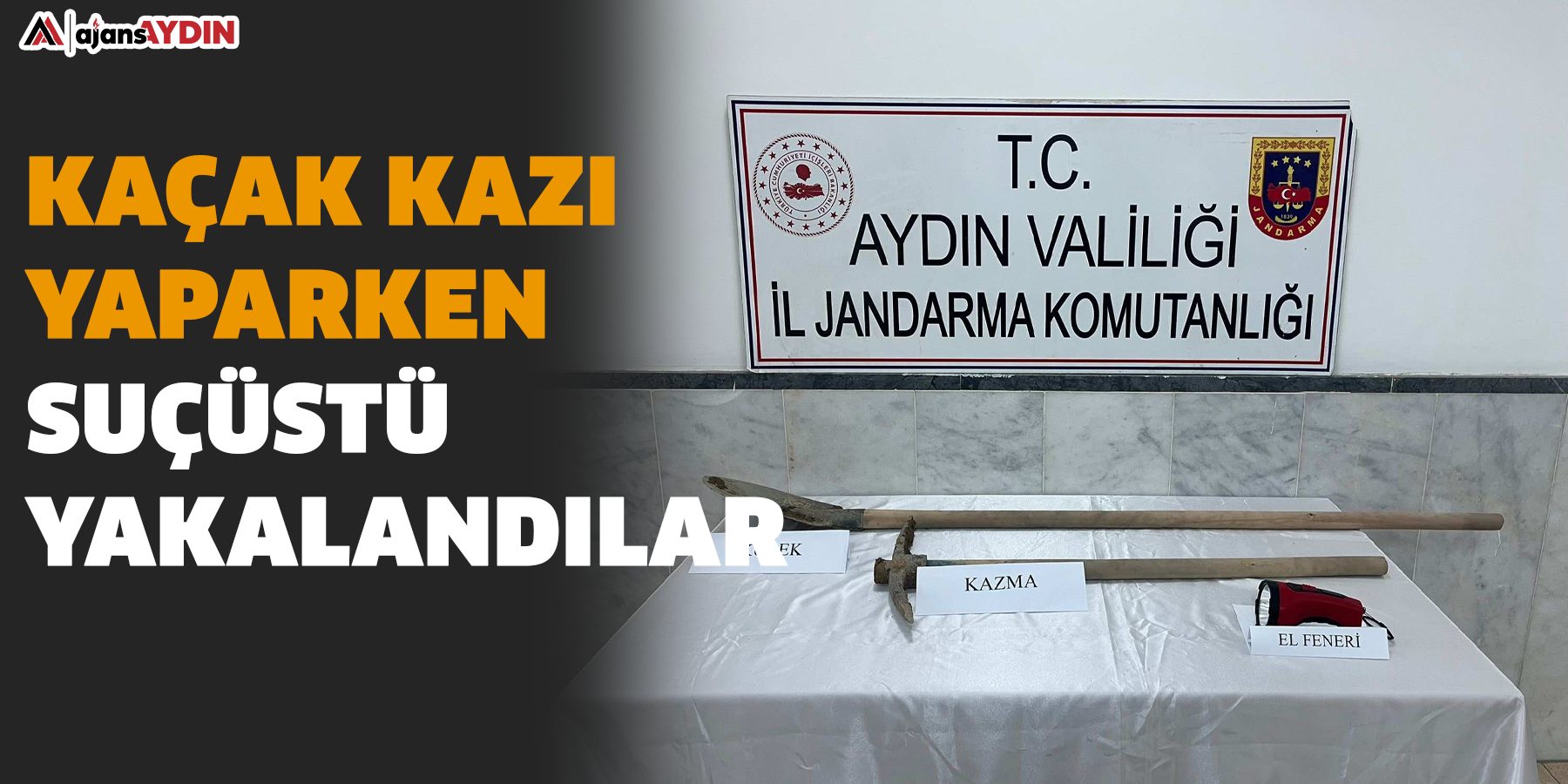 Kaçak kazı yaparken suçüstü yakalandılar