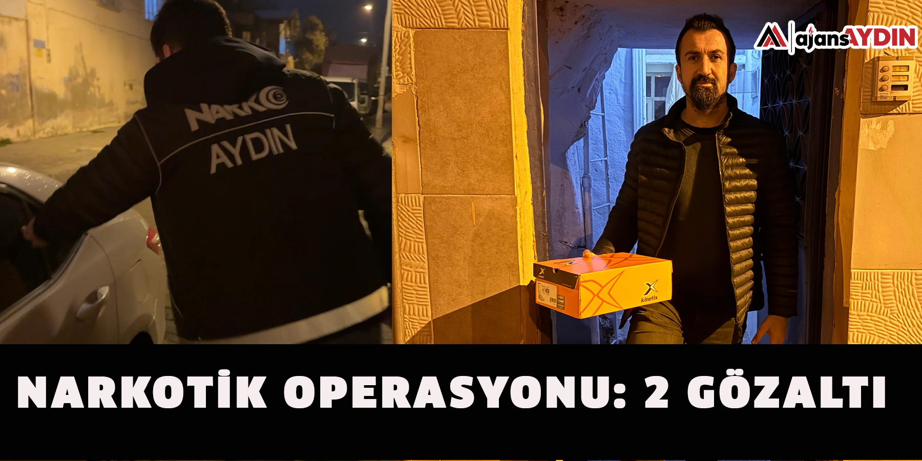 Narkotik operasyonu: 2 gözaltı