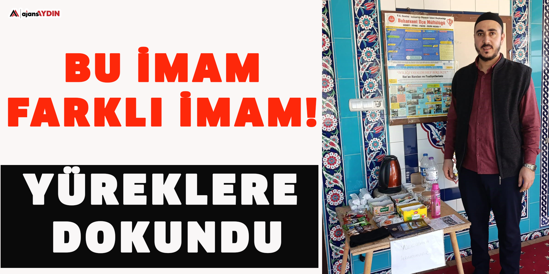 Bu imam farklı imam! Yüreklere dokundu