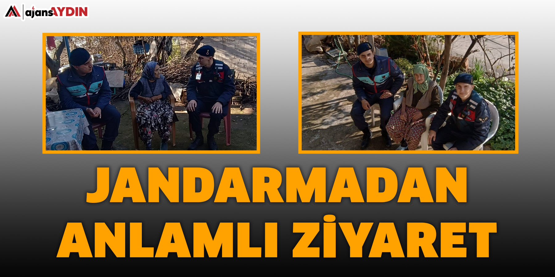 Jandarmadan anlamlı ziyaret