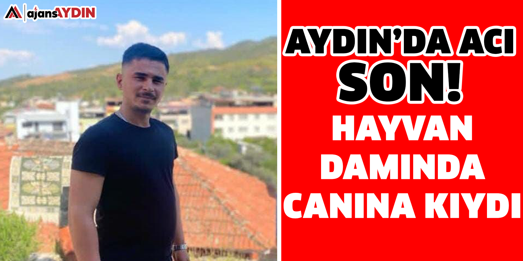 Aydın’da acı son!  Hayvan damında canına kıydı