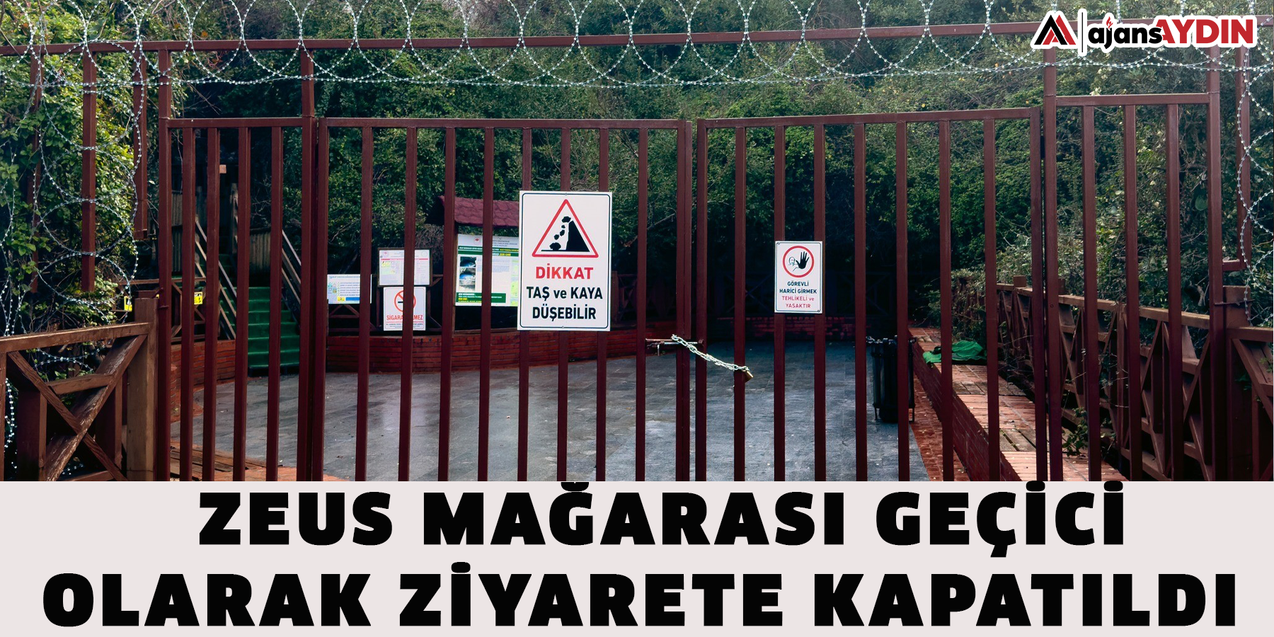 Zeus Mağarası geçici olarak ziyarete kapatıldı