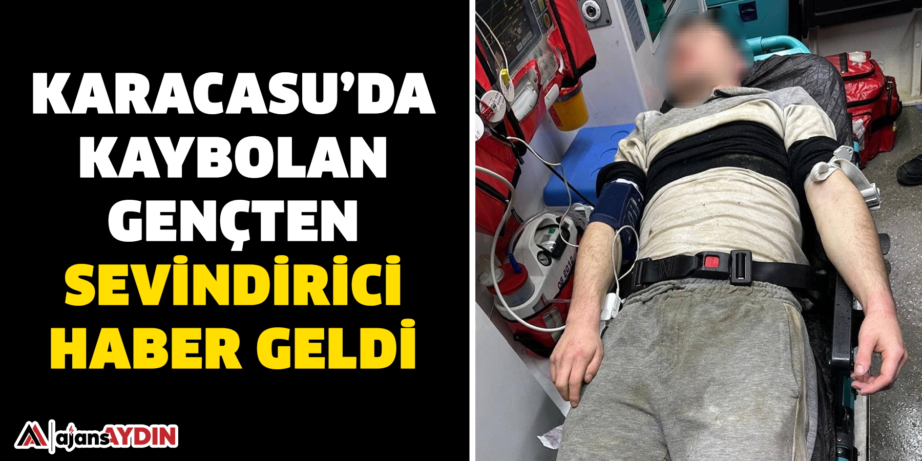 Karacasu’da kaybolan gençten sevindirici haber geldi