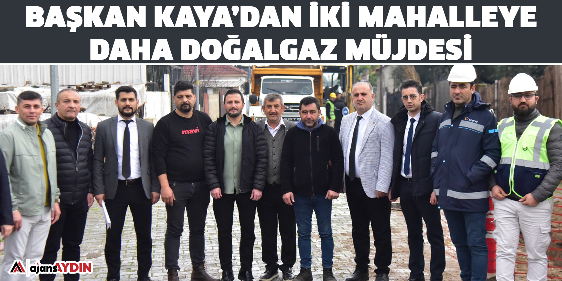 Başkan Kaya’dan iki mahalleye daha doğalgaz müjdesi