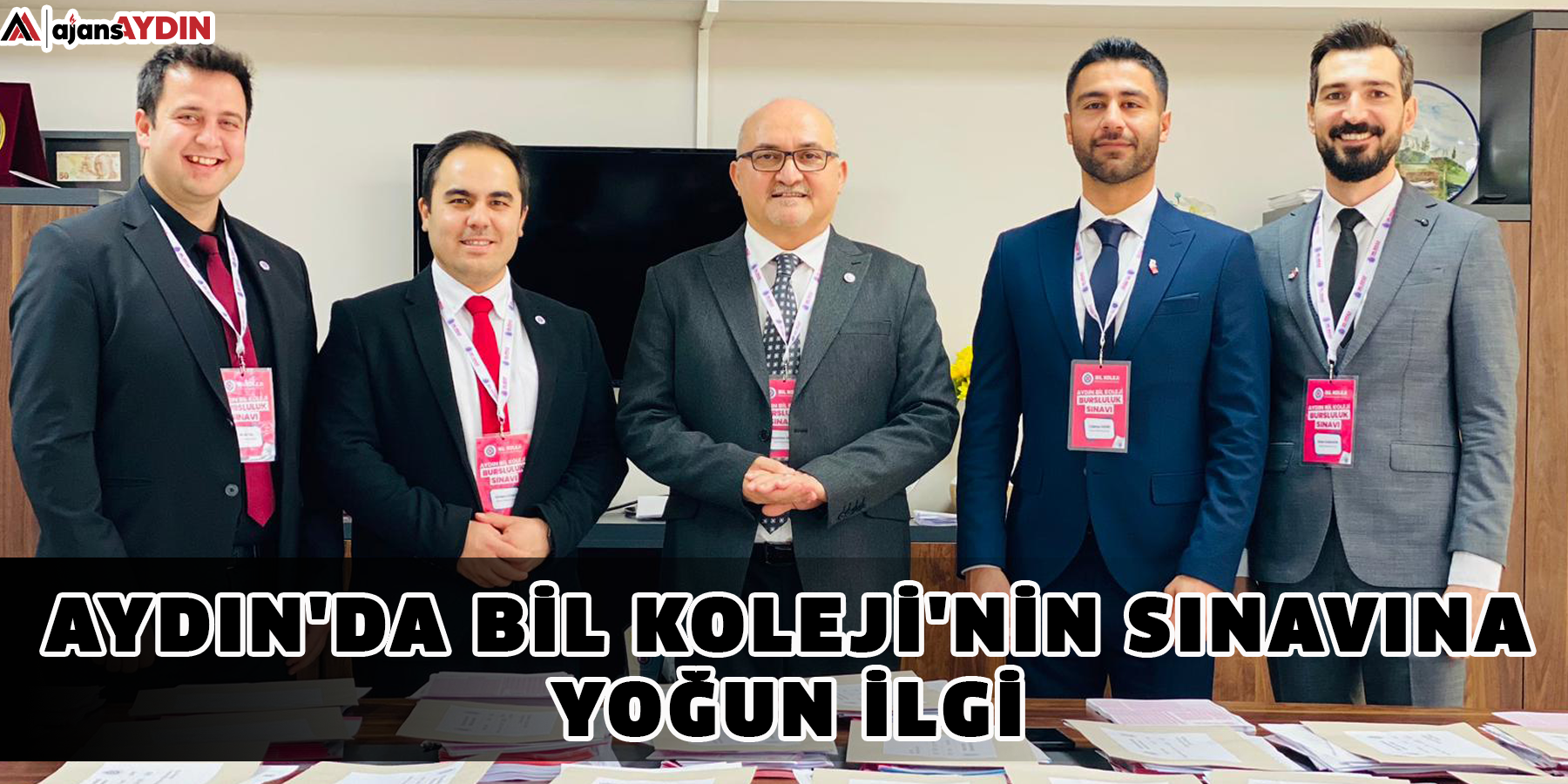 Aydın'da BİL Koleji'nin sınavına yoğun ilgi