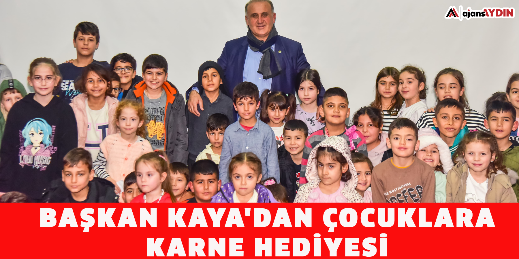 Başkan Kaya'dan çocuklara karne hediyesi