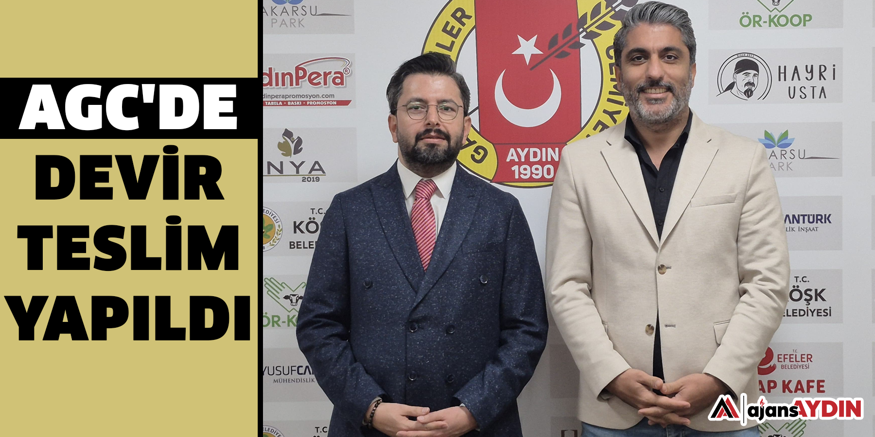 AGC'de devir teslim yapıldı