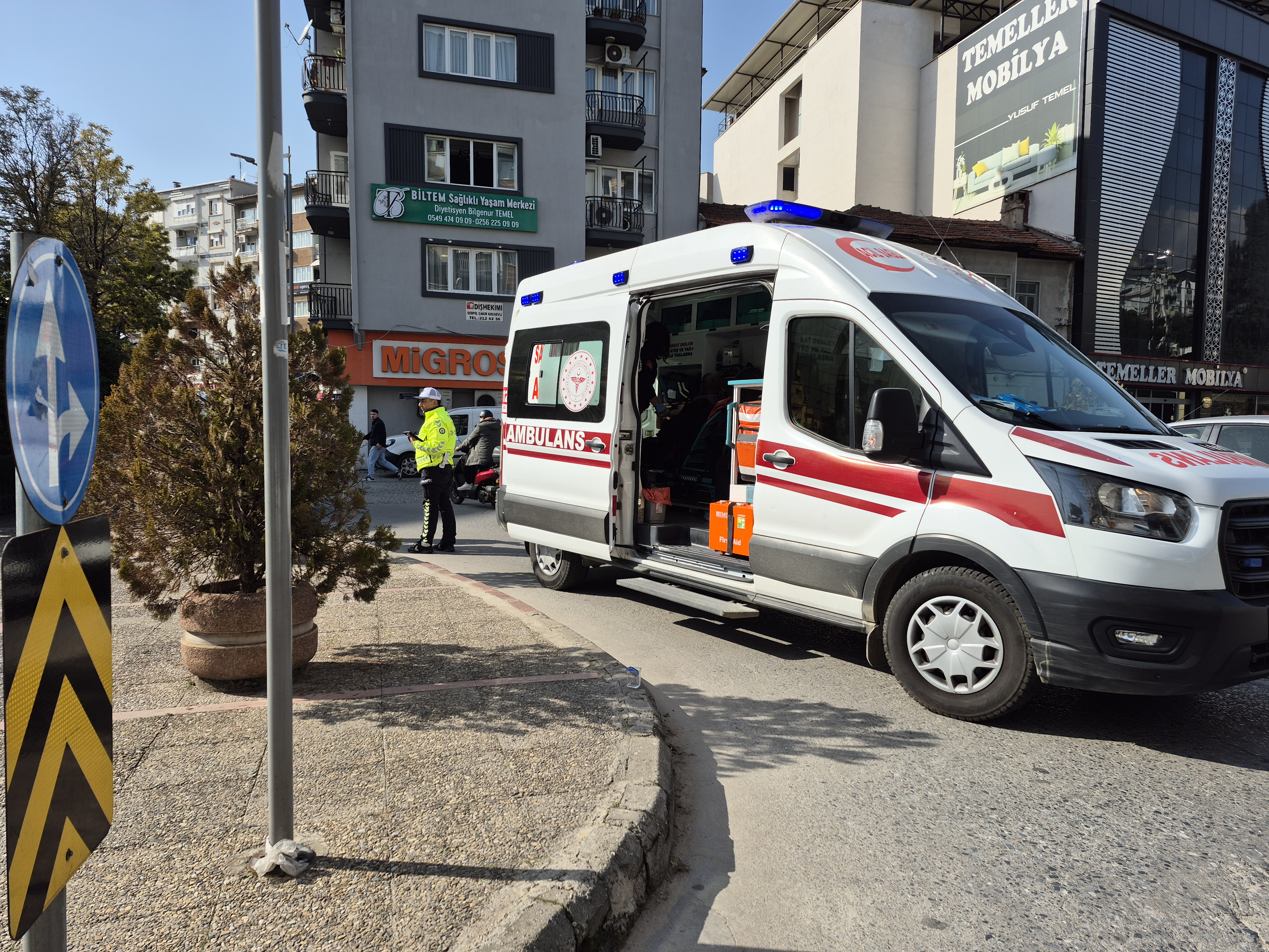 Aydın'da kaza! 70 yaşındaki kadın yaralandı