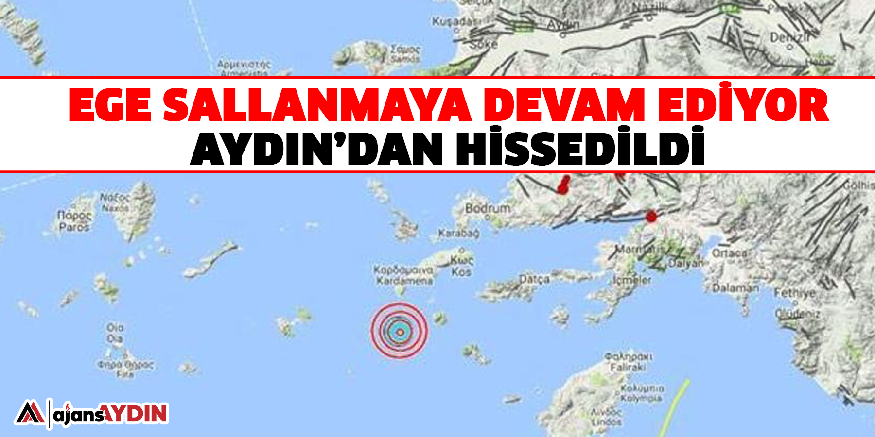 Ege Sallanmaya devam ediyor: Aydın’dan hissedildi