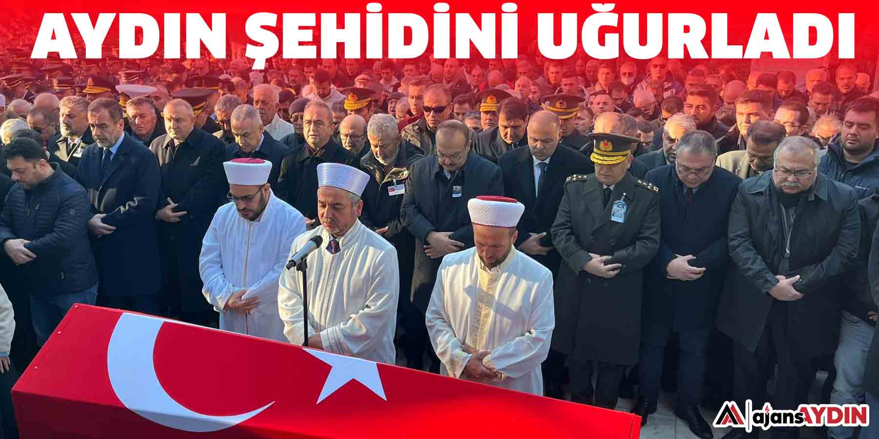 Aydın şehidini uğurladı