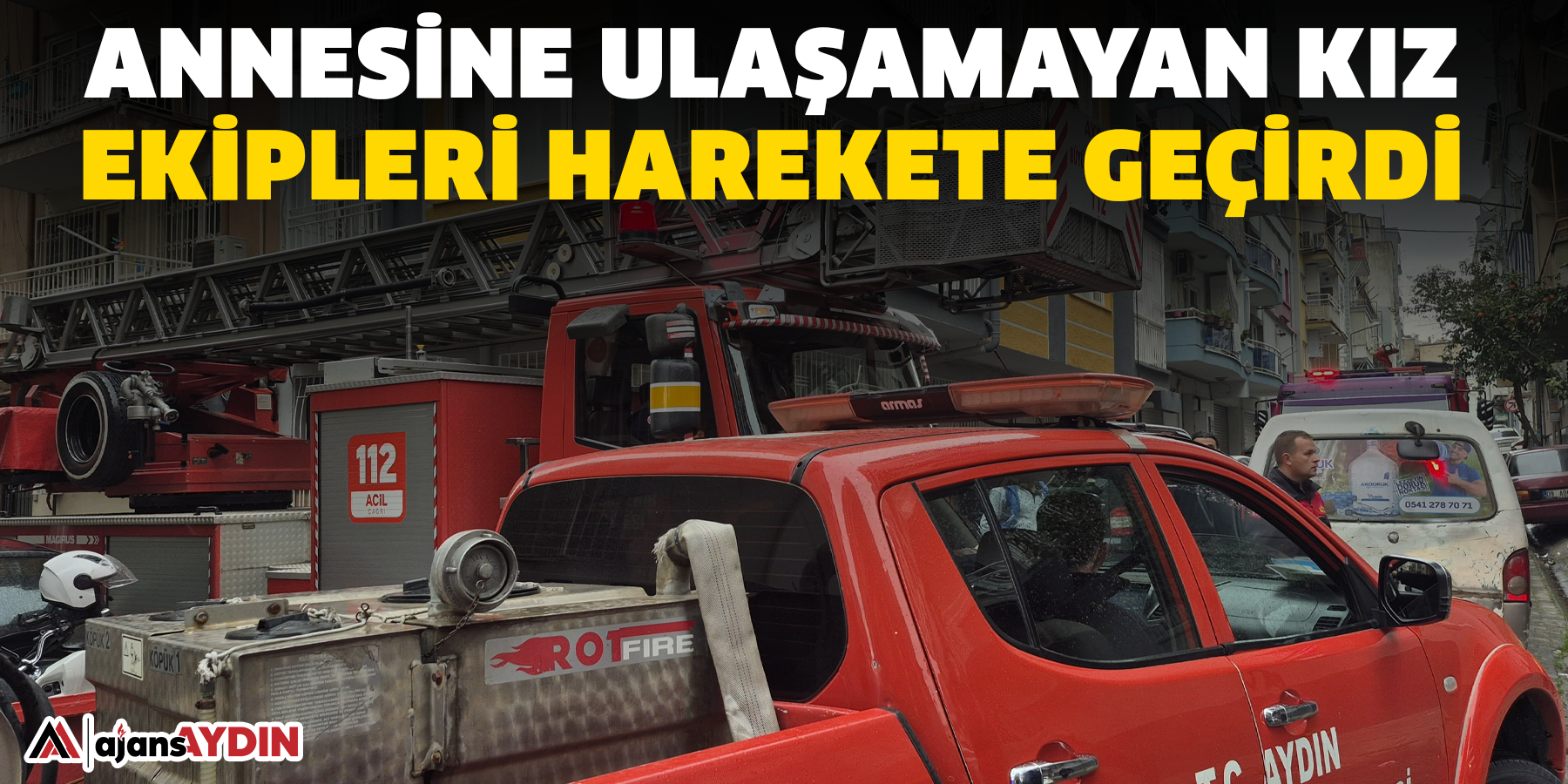 Annesine ulaşamayan kız ekipleri harekete geçirdi