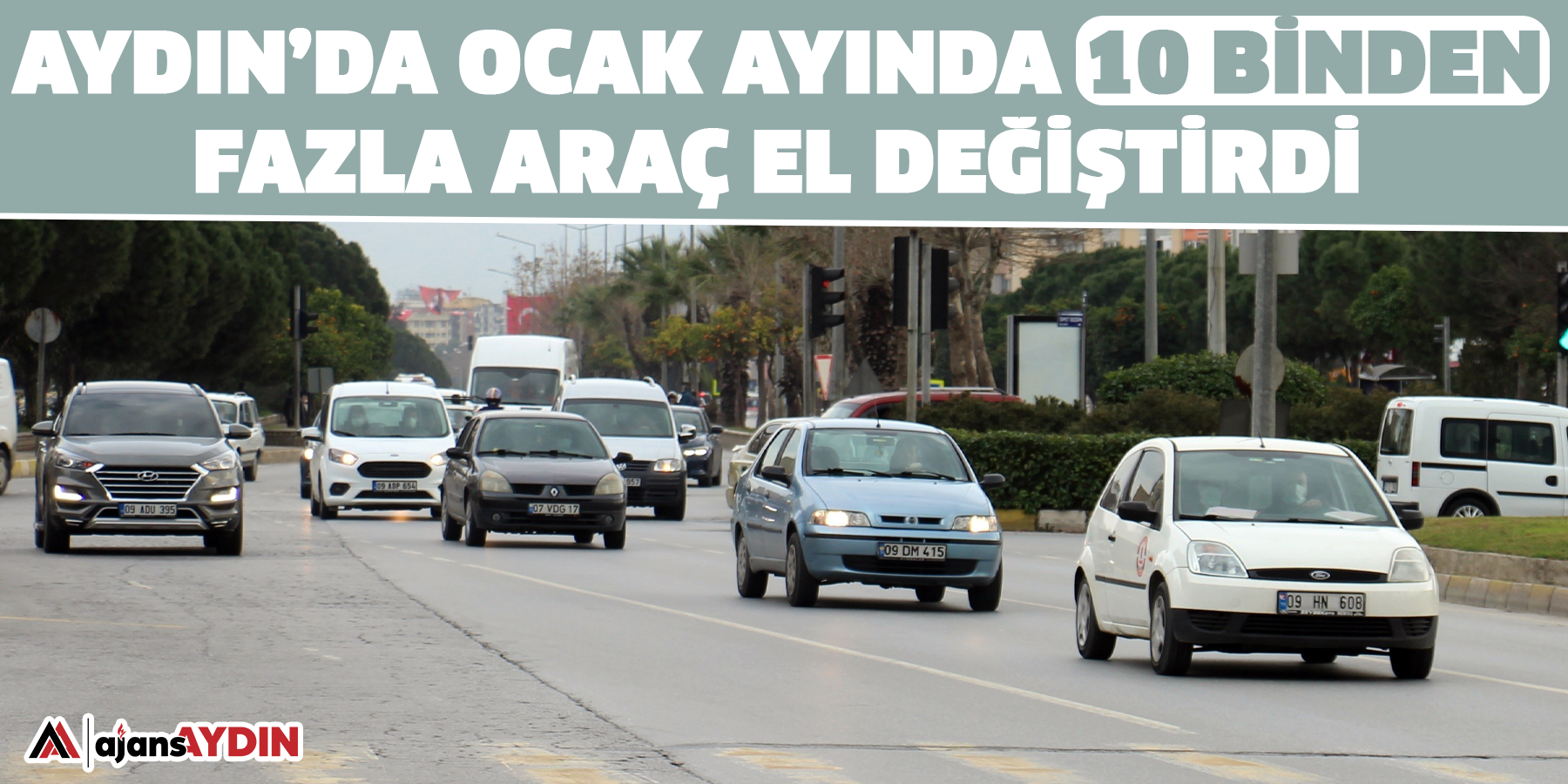 Aydın’da Ocak Ayında 10 Binden Fazla Araç El Değiştirdi