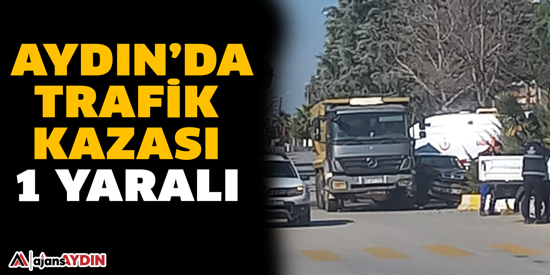 Aydın’da trafik kazası: 1 yaralı