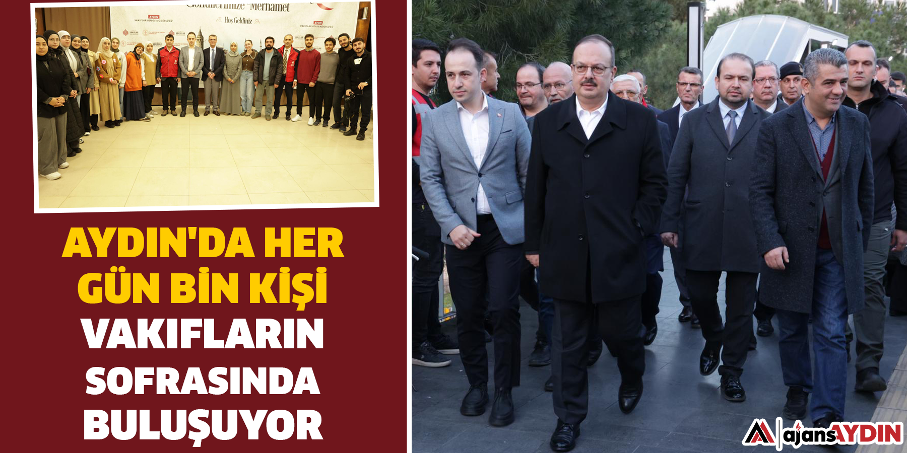 Aydın'da her gün bin kişi vakıfların sofrasında buluşuyor