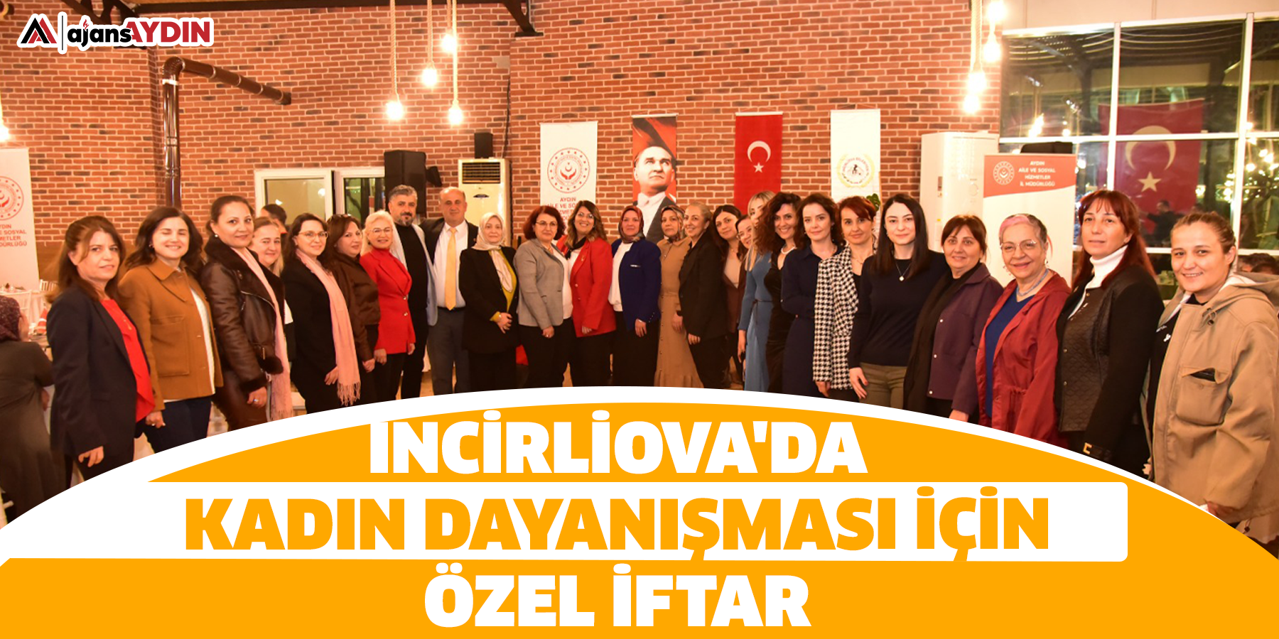 İncirliova'da kadın dayanışması için özel iftar