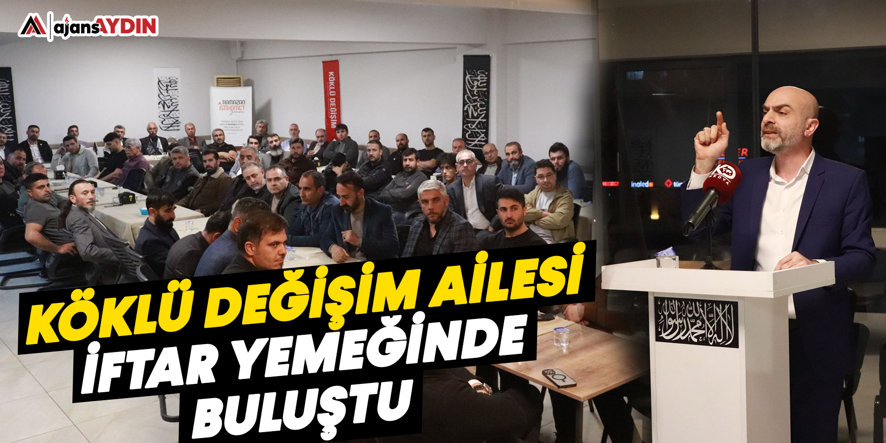 Köklü Değişim ailesi iftar yemeğinde buluştu