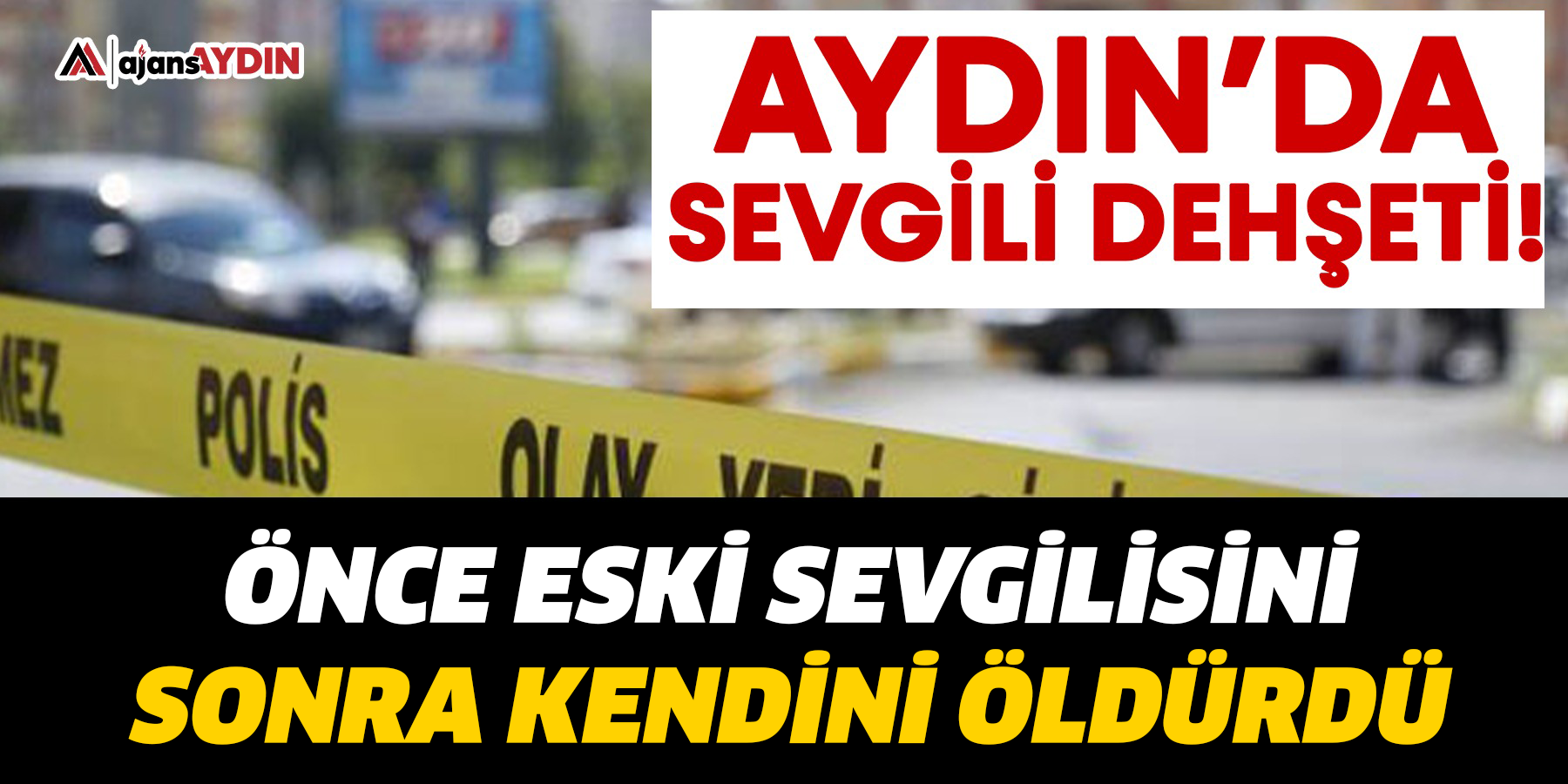 Aydın'da sevgili dehşeti