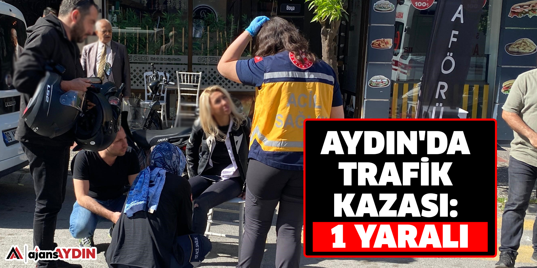 Aydın'da trafik kazası: 1 yaralı