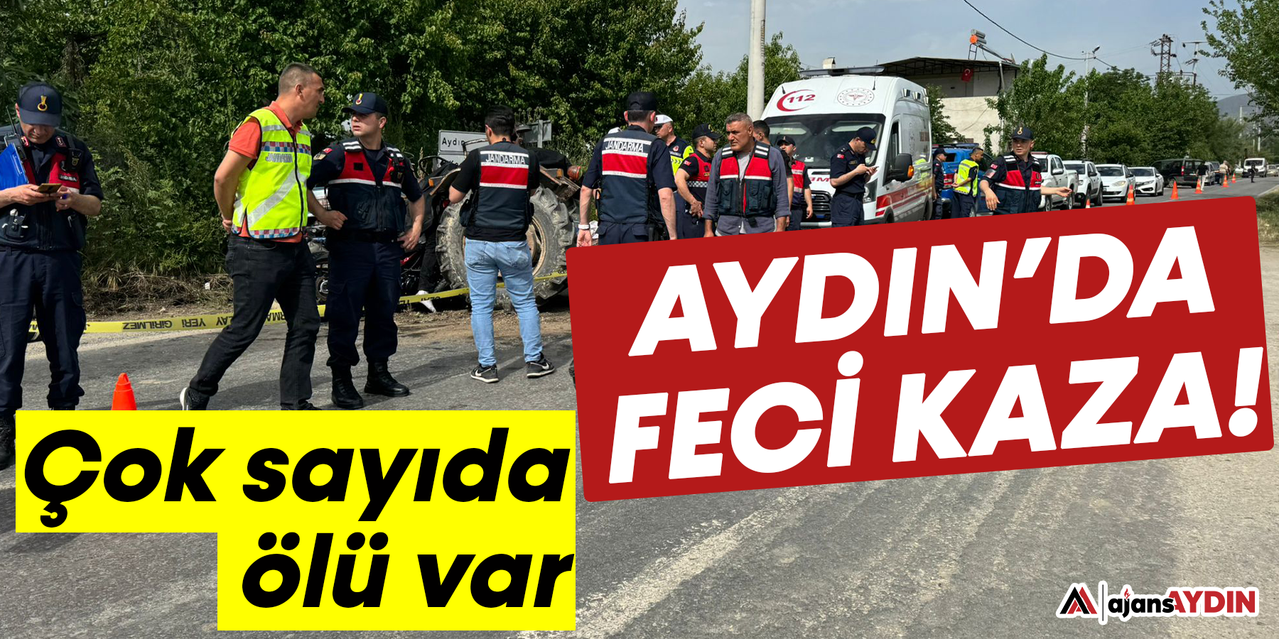 Aydın'da feci kaza!