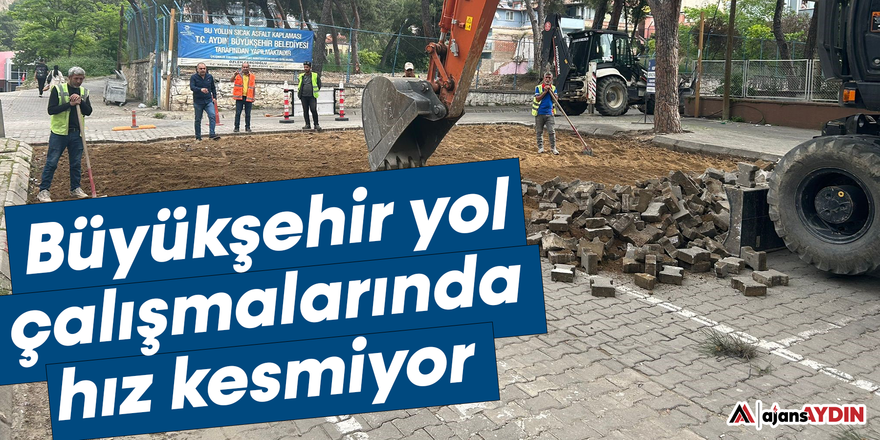 Büyükşehir yol çalışmalarında hız kesmiyor