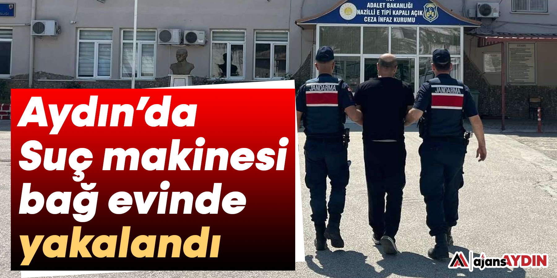 Suç makinesi bağ evinde yakalandı