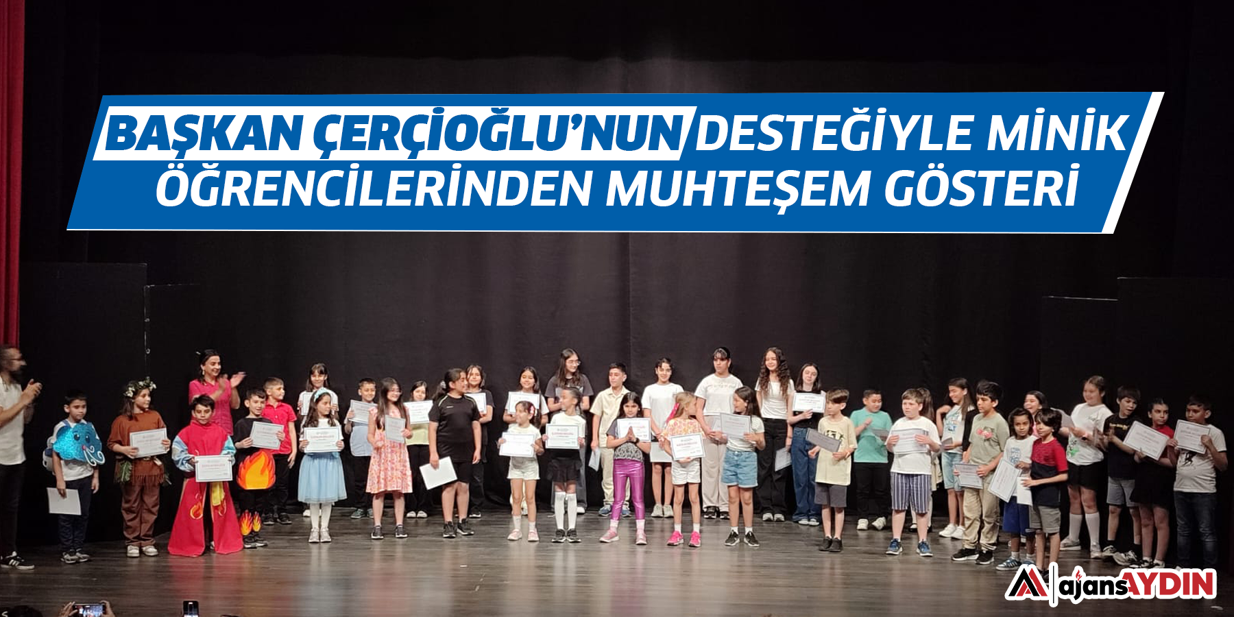 Başkan Çerçioğlu’nun Desteğiyle Minik Öğrencilerinden Muhteşem Gösteri