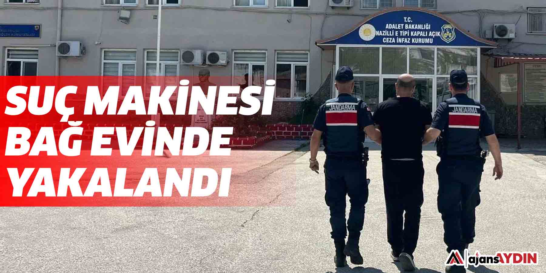 Suç makinesi bağ evinde yakalandı