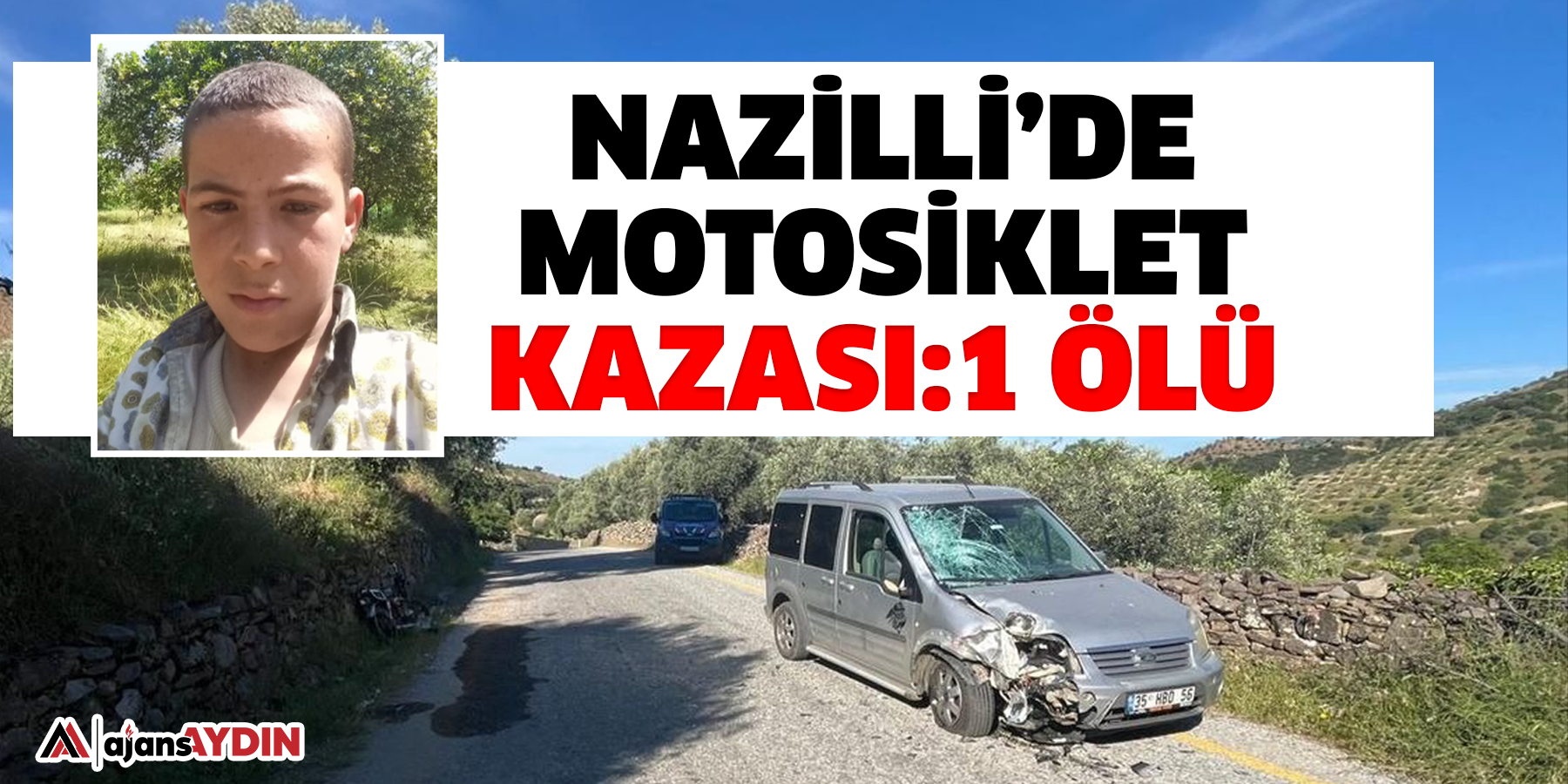 Nazilli’de motosiklet kazası!  1 ölü