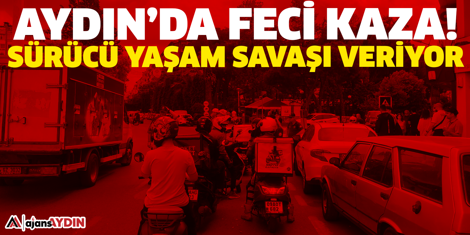 Aydın’da feci kaza!  Yaşam savaşı veriyor
