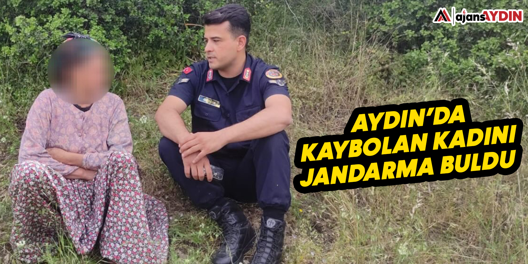 Aydın'da kaybolan kadını jandarma buldu
