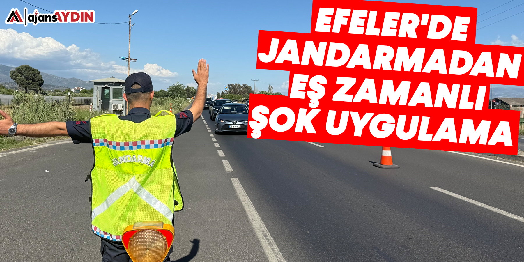 Efeler'de jandarmadan eş zamanlı şok uygulama