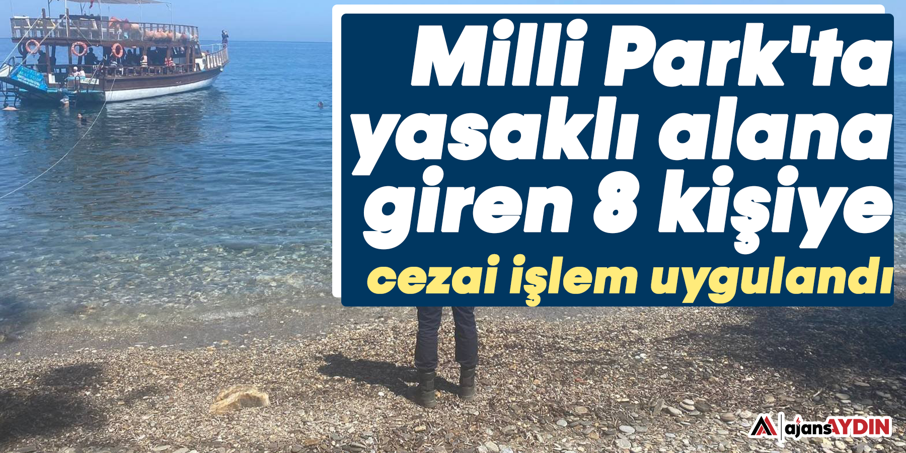 Milli Park'ta  yasaklı alana giren 8 kişiye cezai işlem uygulandı