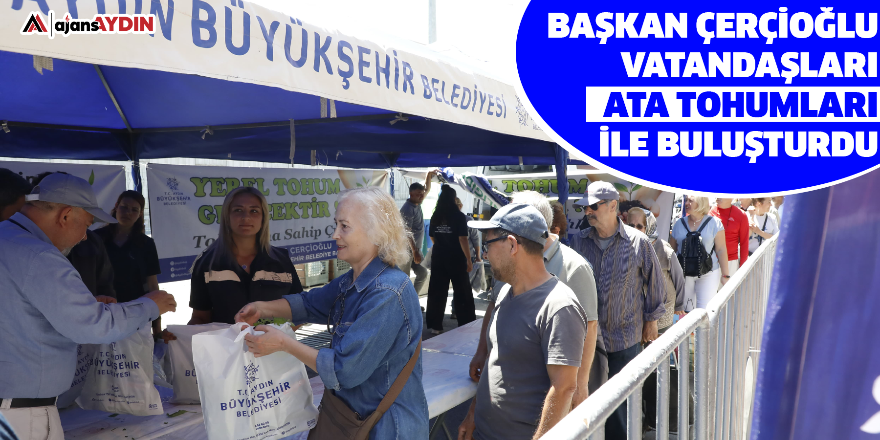 Başkan Çerçioğlu Vatandaşları ata tohumları ile buluşturdu