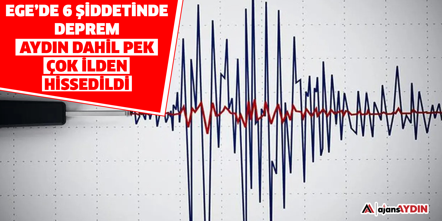 EGE’de 6 şiddetinde deprem  Aydın dahil pek çok ilden hissedildi