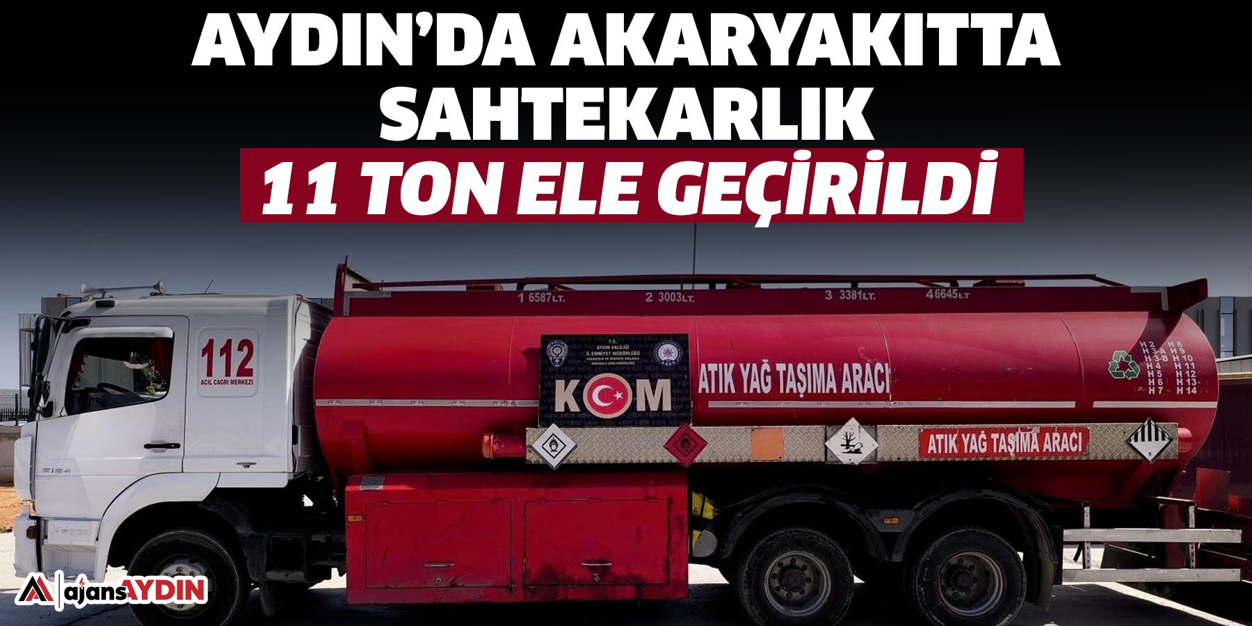 Aydın’da akaryakıtta sahtekarlık  11 ton ele geçirildi