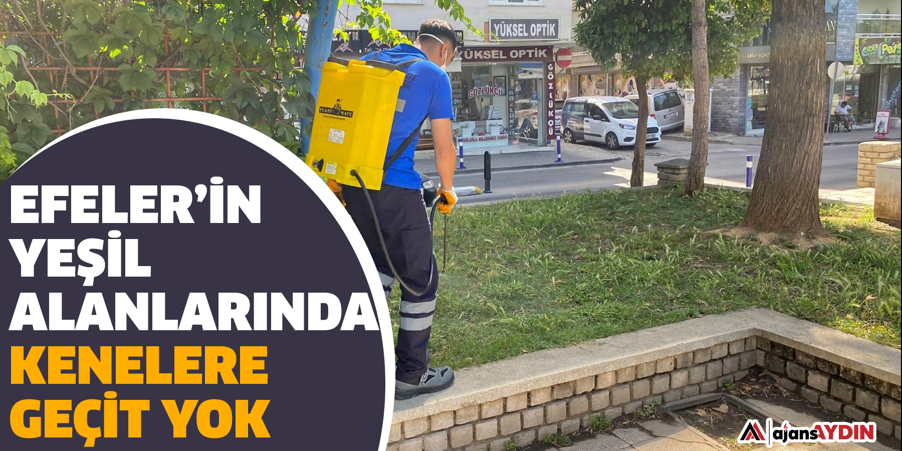 Efeler’in Yeşil Alanlarında Kenelere Geçit Yok